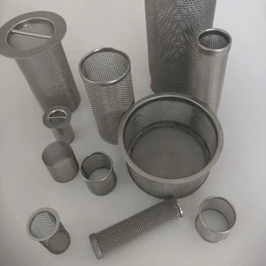 customize stainless steel pump suction filter strainer