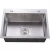 Import Customized A604521 Handmade SUS304 anti-rust stainless steel under mount black kitchen sink from China