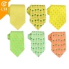 Customized All Kinds Neckwear Men Match Shirts 100% Silk Ties Print Banana Necktie