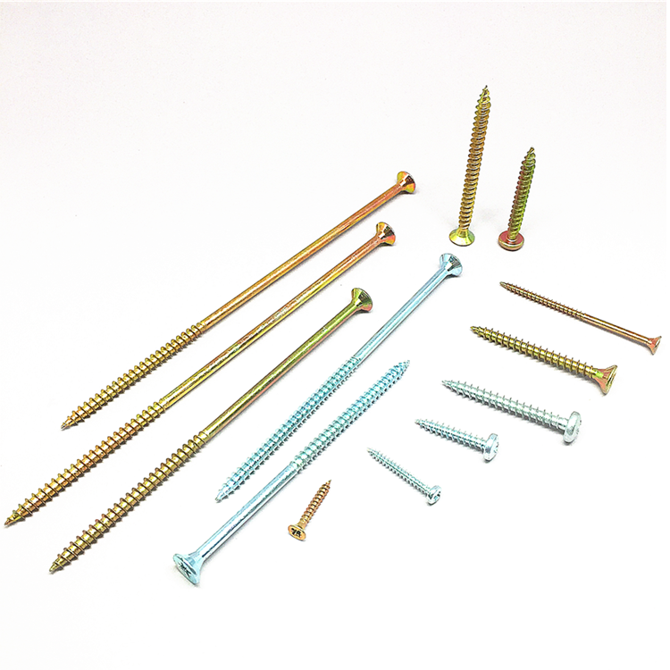 Customized Chipboard Screw And Bolt , Self Tapping Screw According To Different Sizes, Colors And Head Shapes