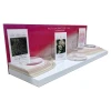 Customized cosmetics display rack acrylic skincare series rotating display base display rack