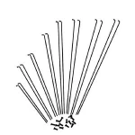 Customized Galvanized flat spokes bicycle spoke