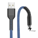 Customized Length 3ft/6ft/10ft 2.4Amp Flat Cloth Wire USB Data Cable