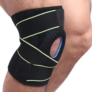 Customized Logo 7mm Silicon Weightlifting Compression Knee Sleeve