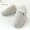 customized logo embroidered printed Hotel Slipper Disposable cotton Velour Terry Flax Hotel Slippers