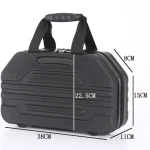 Customized logo shockproof portable protective storage hard tool case with zipper