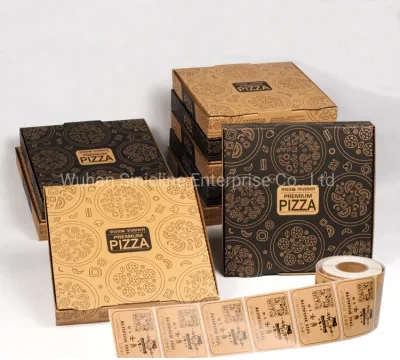 Customized Recyclable Corrugated Paper Pizza Box