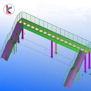 Customized Service Customized prefab steel structure Pedestrian Bridge