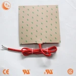 Customized square heater with 3M glue on back for electric lunch box home air heater