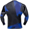 Customized Sublimation  full sleeve MMA rash guard  BJJ Rash Guard Sports Wear Fight wear Rash guard Lycra long sleeve Shirts