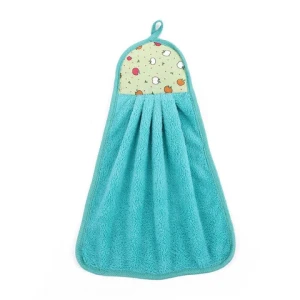 Cute Small Polyester Microfiber Strong Water Absorbent Kitchen Terry Towel Cleaning Cloth