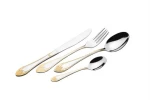 Cutlery Restaurant Silver Flatware Set Stainless Steel Dinner Spoon Fork and Knife Cutlery Set