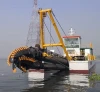 Cutter suction dredger used in river dredging
