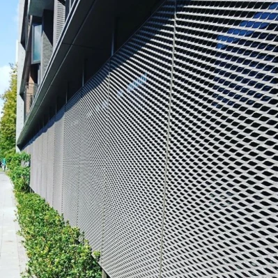 Decorative Fencing Panels Privacy Wall Expanded Metal Mesh Safety Fence