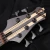 Import Derulo Electric Bass Guitar OEM Custom 5Strings Fan Fret 5 Pice Canadian Maple&Ebony Neck QuiltedMaple Top Custombody from China
