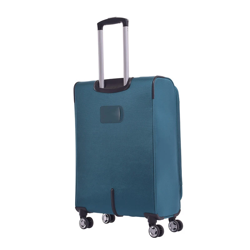 Designer Luggage Soft Fabric Trolley Suitcase Carry On Lightweight Zipper Trolley Oxford Fabric Luggage
