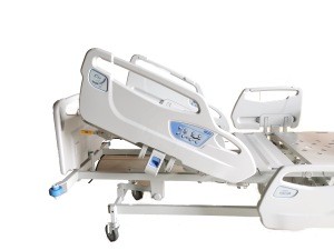 DH-N105 Four Wheels Medical Motor Electric Adjust Height Hospital Care Transfer Patient Bed with Hand Control