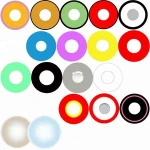 Different Models colored lens japan contact crazy lenses