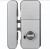 Import Digital Metal Electronic Double/Single Sliding  Fingerprint Smart No Holes Door Lock for Glass Door from China