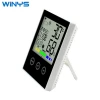 Digital wall mounted clock indoor thermometer hygrometer