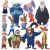 Import DIHAO (New Arrival) 2016 Hot Movie 12pcs Zootopia Figures, Bunny PVC Doll, Crazy Animal City Cake Topper Action Figure Kids Part from China