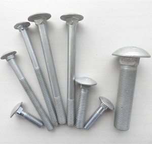 DIN603 carriage bolts zinc plated