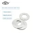 Import Din9021 din125 metal round or square carbon steel flat washers from China