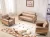 Import Direct Import Rice Yellow Leather Reception Office Sofa from China