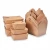 Import Disposable eco-friendly kraft clip-on food box Fried chicken French fries box from China