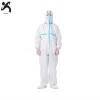 Disposable isolation safety chemical civil full coverall protective clothing hazmat  suit