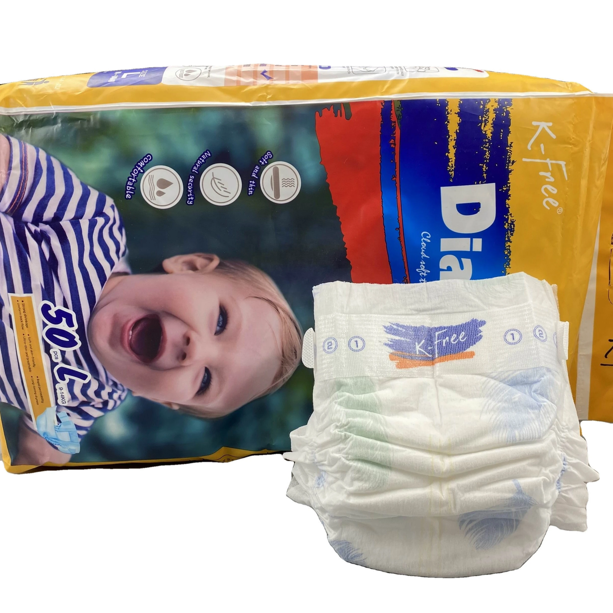 .disposable Korean Baby Child Diaper Wholesale Baby Nappies Printed Microfiber 6 Times+dry &amp; No Wet Feeling Guarantee System