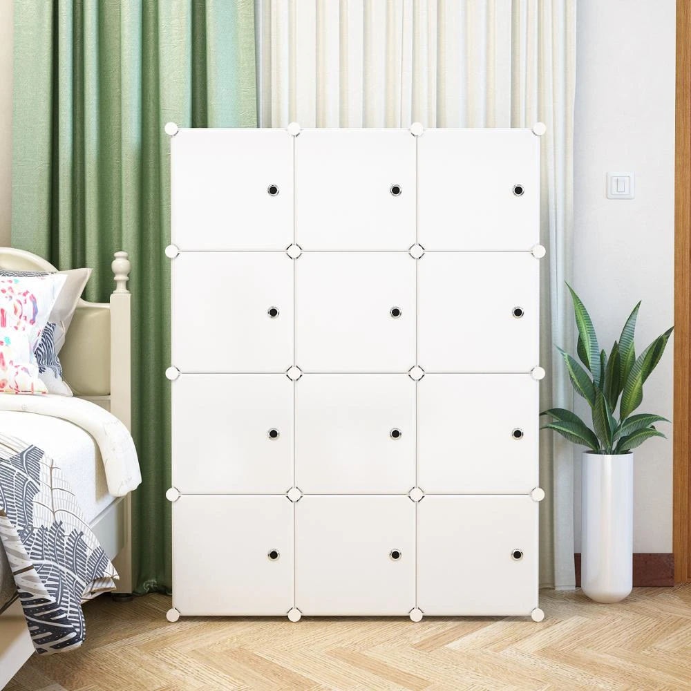 DIY Portable Wardrobe Clothes Closet Modular Storage Organizer Space Saving Armoire Deeper Cube