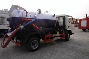 Dongfeng 4x2 Drive 5000L Sewage Suction Tanker Truck