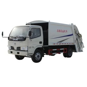 DongFeng mini rear loader garbage trucks refuse compactor garbage disposal truck