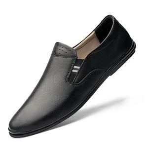 Dress Shoes Slip-on Formal Casual Genuine Leather Shoes for Men