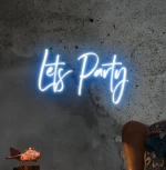 Drop Shipping Wall-mounted party decoration Custom Letters Led Neon Light Sign
