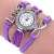 Import Duoya Brand Watch Women Bracelet Silver Love Jewelry Weave Leather Quartz Wristwatches Hour Clock Jewelry Gift from China