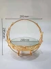 Durable set dessert sweet high tea display metal gold mirror luxury decorating wedding cake stand for party