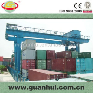 Easy installation double beam gantry container truck crane