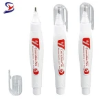 Eco-Frieindly Quick Drying 7ml correction pen with metal tip