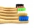 Import Eco-Friendly Nylon Soft Bristles Brush Head 100% Biodegradable Natural Bamboo Toothbrush with Colorful Handle from China