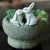 Import ED10500A Chinese Garden Resin Decorative Animal Rabbit Bonsai Plant Flower Mini Pot from China