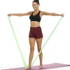 Elastic Yoga Pilates Rubber Stretch Resistance Exercise Fitness Band Belt