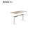 Import Electric 2 Monitor Sit to Stand Desk Office Furniture Custom Office Modern Desk Morden Office Workstation Fruniture Metal Iron from China