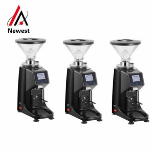 Electric coffee quantitative grinder commercial electric espresso coffee grinder with LCD screen coffee beans grinding machine