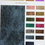 Embossing Faux Leather 100% PU Synthetic Leather pattern Embossing Pu Leather For shoe material