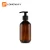 Import empty pet plastic 300ml 500ml amber lotion shampoo bottle hand wash bottles from China