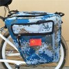 Enlarged Camo Saddle Bag 35l MTB Mountain Bike Rack Saddle Bag Multifunction Road Bicycle Pannier Rear Seat Trunk Bag