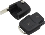 Entry Remote Control Compatible with VW Volkswagen Passat Golf Bora MK4 2 Buttons Remote Key fob Case Cover