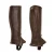 Import Equestrian Leather Body Protector Equipment Genuine Horse Riding Half Horse Chaps by Speed Click from Pakistan